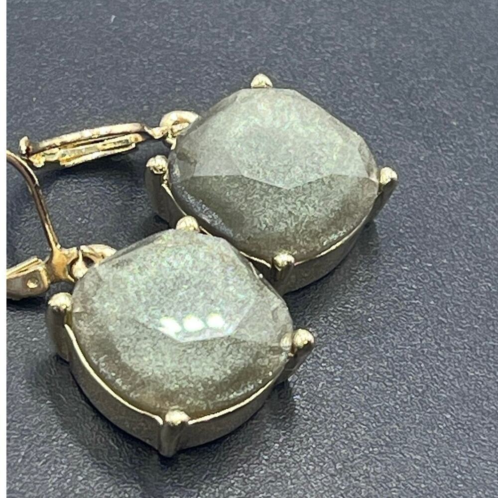 Joan Rivers‎ Classic Collection Glimmer
Green Faceted Lucite Pierced Earrings